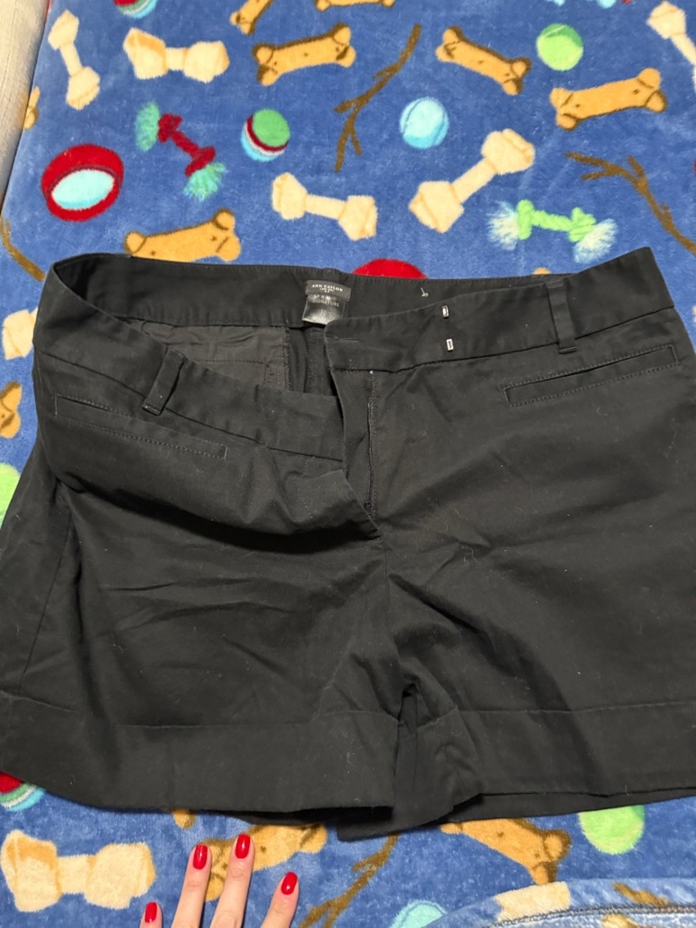 Ann Taylor size 16 Black Women's Jean Shorts 4 inches